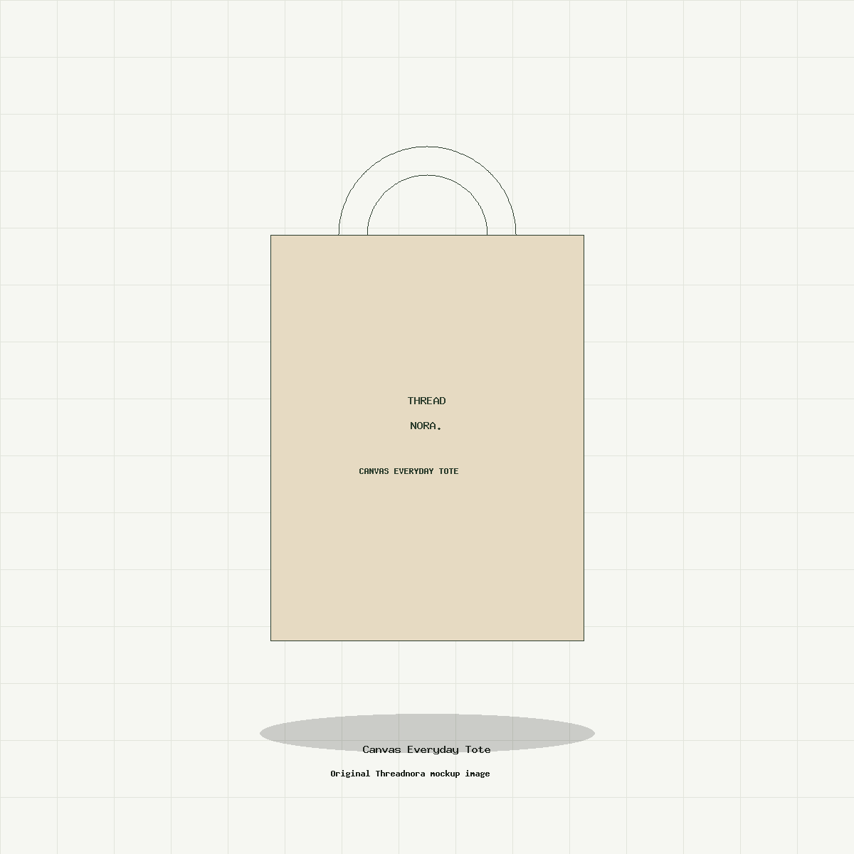 Bamboopo Canvas Everyday Tote product mockup
