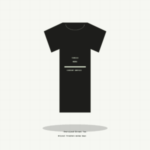 Bamboopo Oversized Street Tee product mockup
