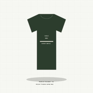 Bamboopo Weekend Statement Tee product mockup