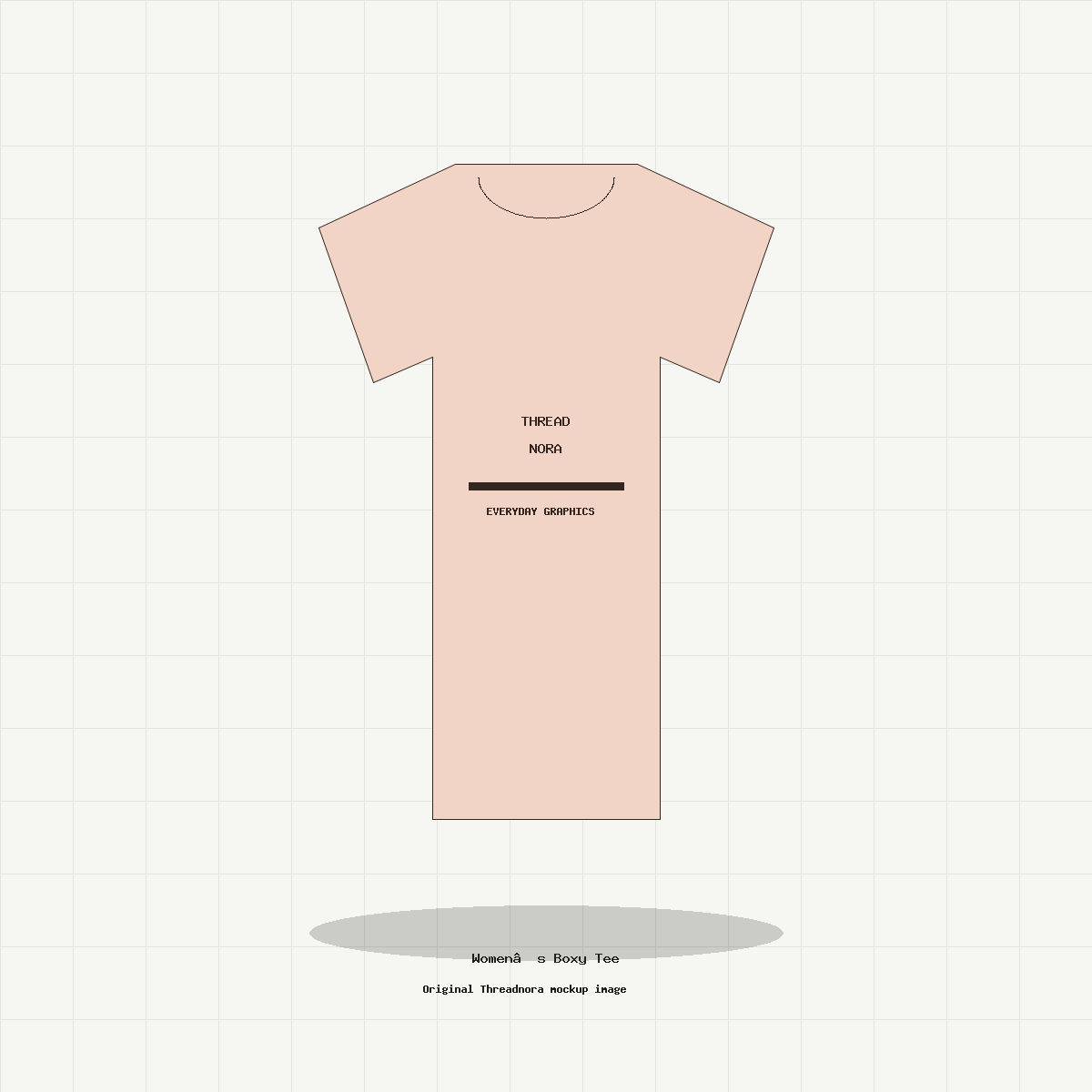 Bamboopo Women’s Boxy Tee product mockup