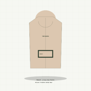 Bamboopo Women’s Cozy Crop Hoodie product mockup