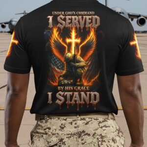 Under God's Command I Served By His Grace I Stand Polo
